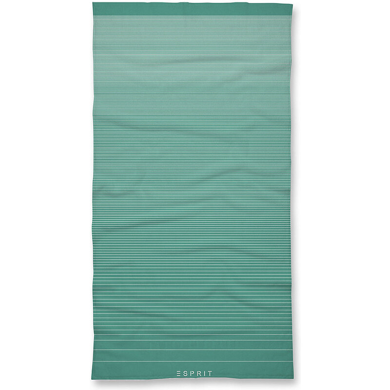 Badetuch Grade im modernen Streifen-Design Esprit Home grün 1x 70x140 cm
