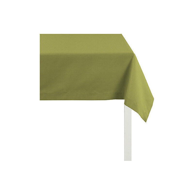 Tischdecke 4362 Rips - UNI APELT grün 1 (Ø 170 cm),2 (100x100 cm),3 (130x170 cm),4 (140x250 cm),5 (45x135 cm)