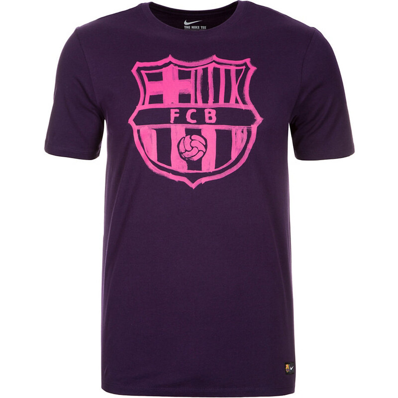 FC Barcelona Crest T-Shirt Herren Nike lila L - 48/50,M - 44/46,XL - 52/54