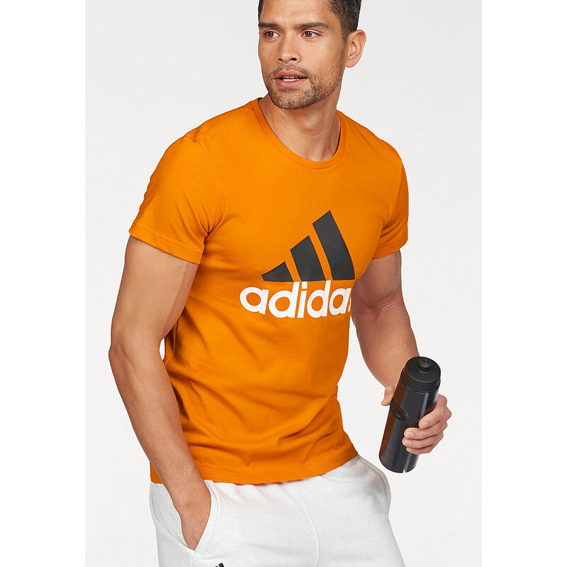 adidas Performance T-Shirt ESSENTIALS LOGO TEE orange L (52/54),S (44/46),XL (56/58)