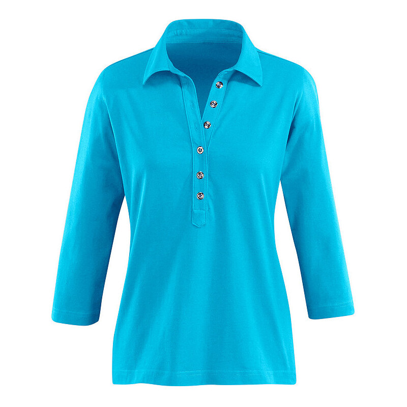 Damen Collection L. Poloshirt in PUREWEAR-Qualität COLLECTION L. blau 36,38,40,42,44,46,48,50,52,54