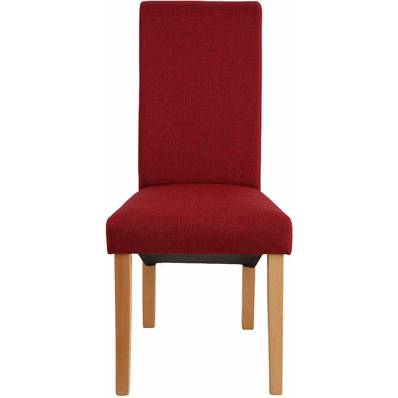 Stuhl Rito Tiago mit Strukturstoff im 2er 4er oder 6er- Set HOME AFFAIRE rot