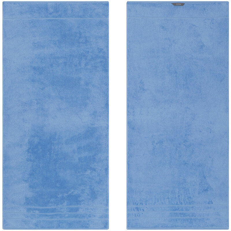 Egeria Badetuch Prestige in Uni mit Bordüre blau 1x 75x160 cm