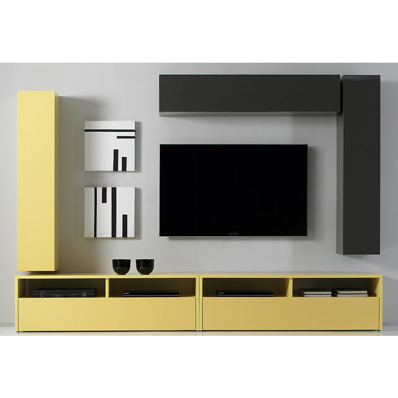LC LC TV-Lowboard Breite 139 cm gelb