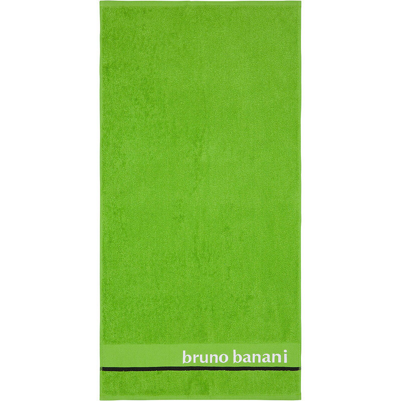 Bruno Banani Handtücher Eric mit Logostickerei grün 2x 50x100 cm