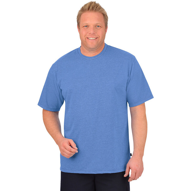 TRIGEMA T-Shirt DELUXE Baumwolle TRIGEMA blau 4XL,5XL,L,M,S,XL,XXL,XXXL