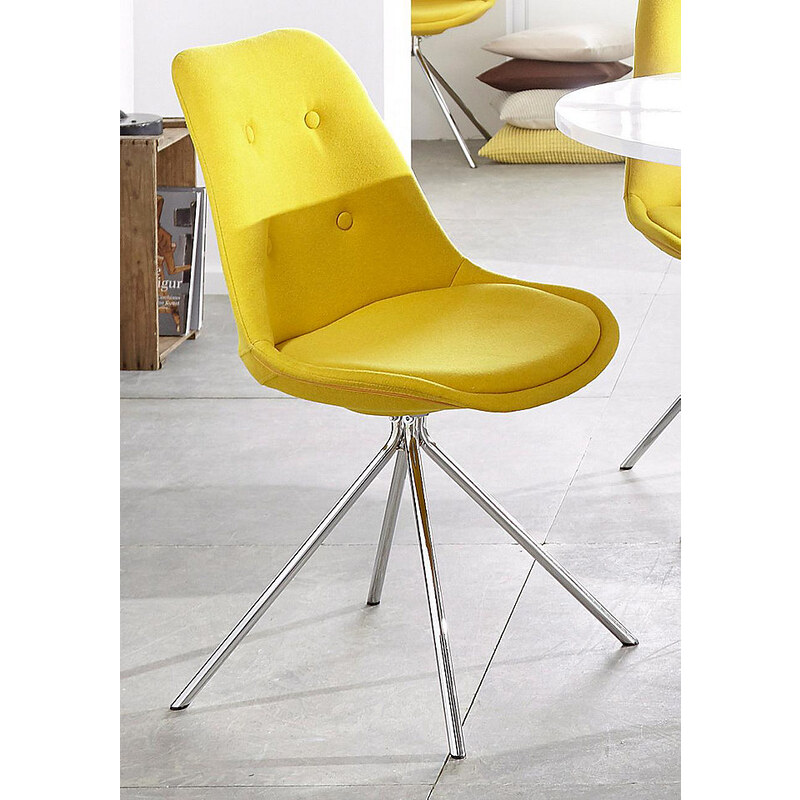 Baur Stühle (2 Stück) gelb