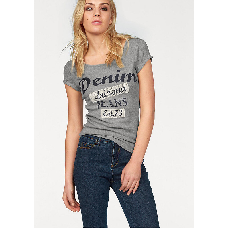 Arizona Damen T-Shirt grau 32/34 (XS),36/38 (S),40/42 (M)