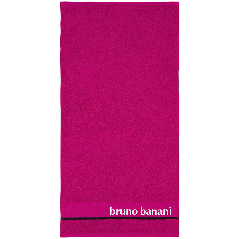 Handtücher Eric mit Logostickerei Bruno Banani rosa 2x 50x100 cm
