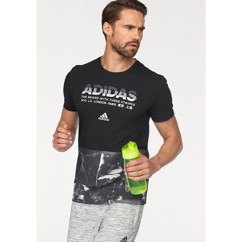 adidas Performance T-Shirt ADI AOP schwarz L (52/54),S (44/46),XL (56/58)