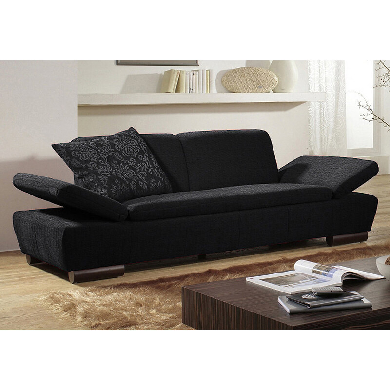 Sofa 3-sitzig Made in Germany EMP 200 (=creme),201 (=weiß),203 (=mocca),230 (=schwarz)