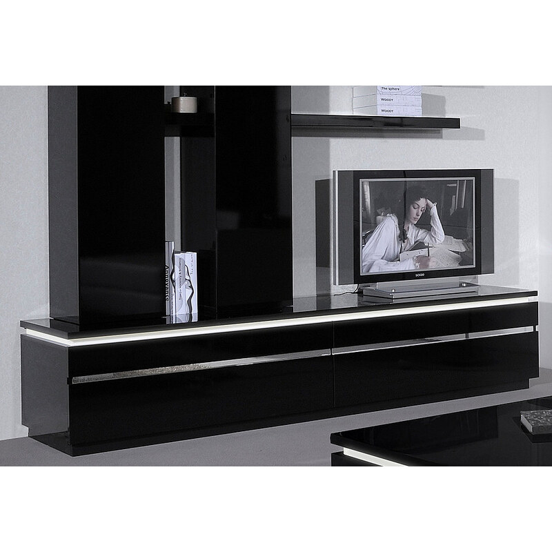 S.C.I.A.E. TV-Lowboard in 2 Farben schwarz