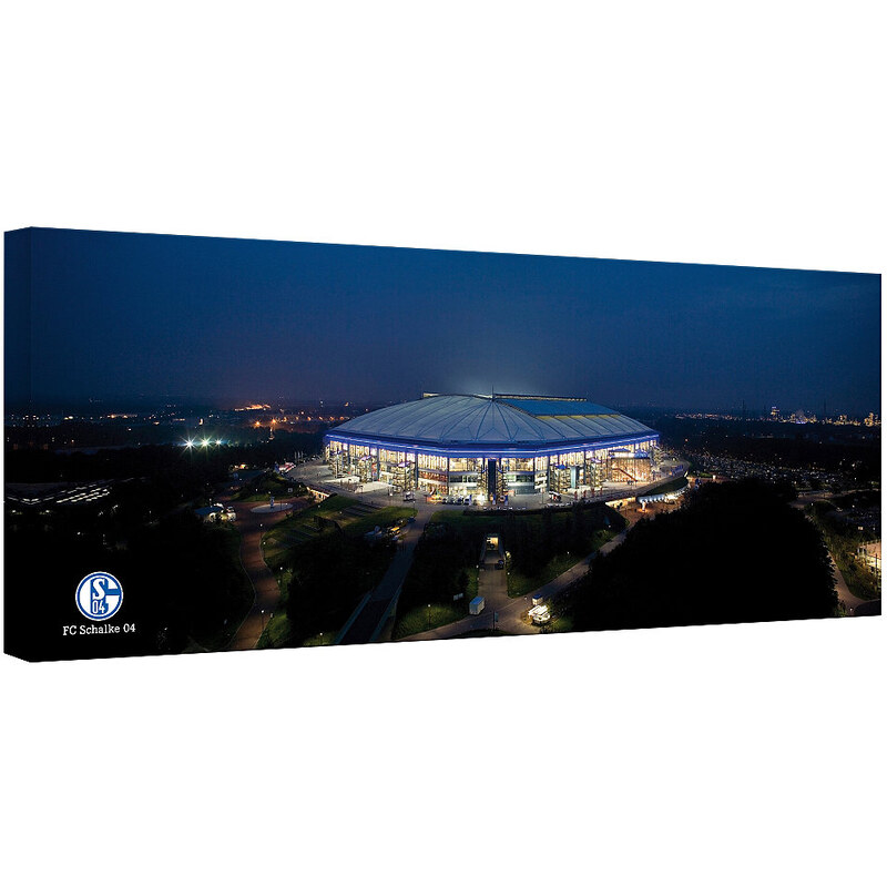 HOME AFFAIRE Leinwandbild Schalke Arena - Panorama 120/50 cm bunt