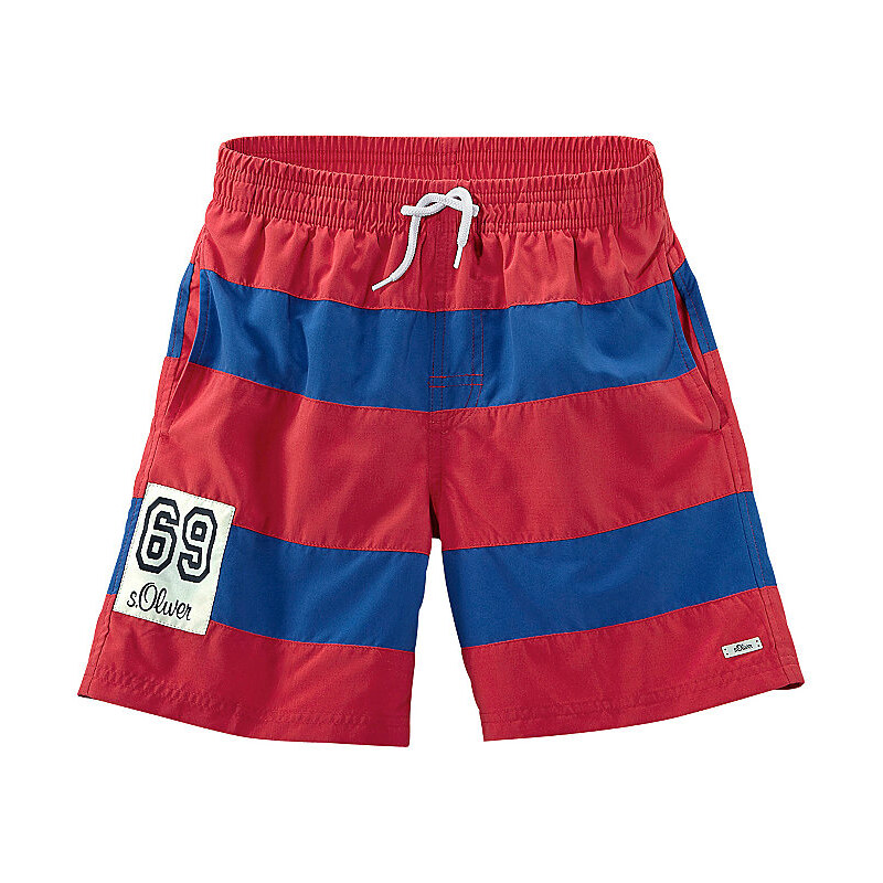 S.OLIVER RED LABEL Badeshorts RED LABEL Beachwear rot 110/116,122/128,134/140,146/152,158/164,170/176