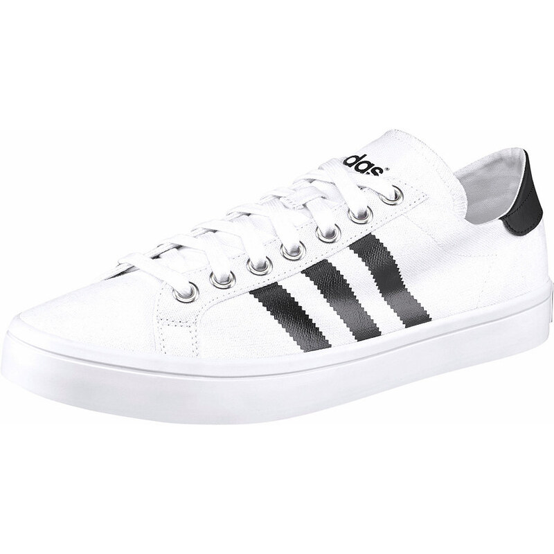 Sneaker Courtvantage Unisex adidas Originals schwarz-weiß 38,40,41,42,43,44,45,46