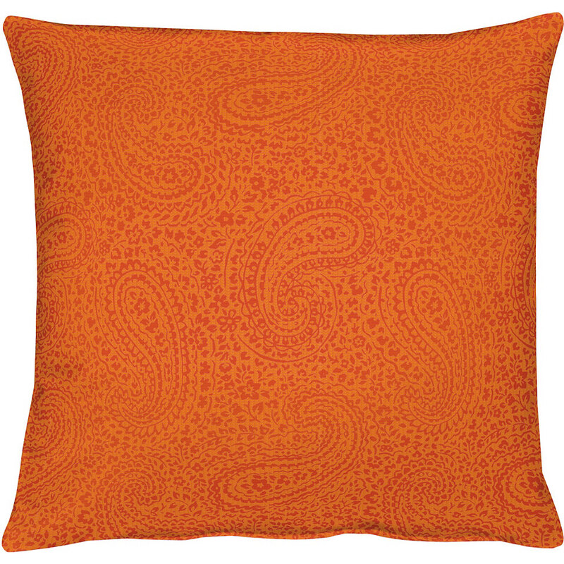Kissen 7907 Uni Paisley (1 Stück) APELT orange 1 (39x39 cm),2 (48x48 cm)