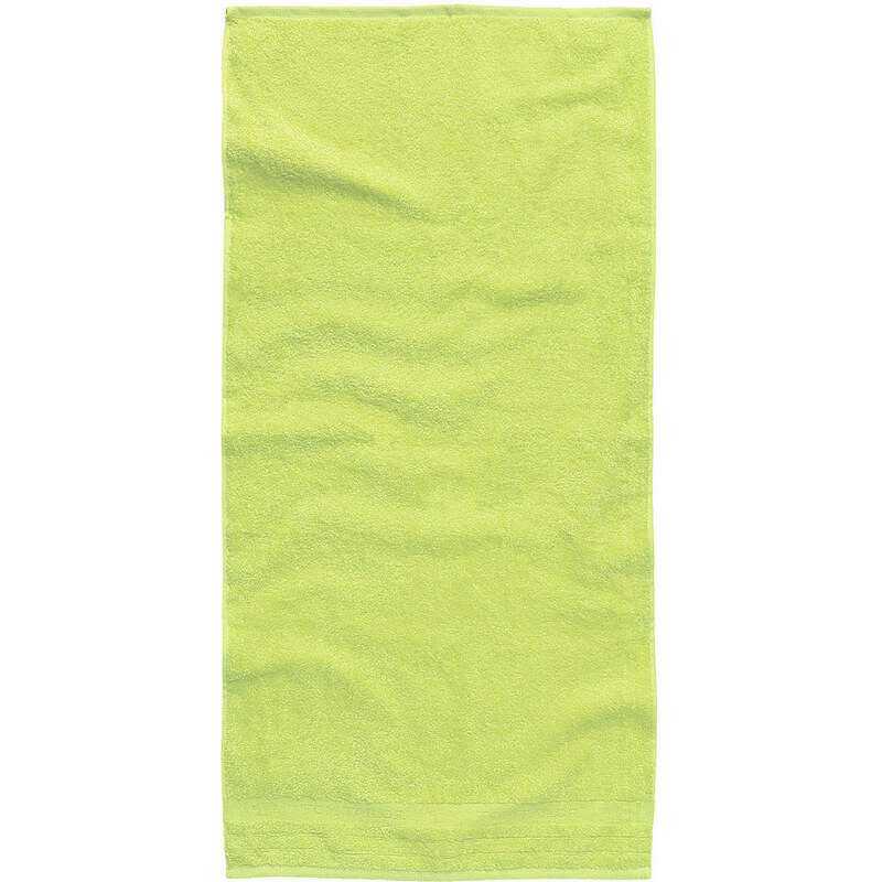 Handtücher Uni mit Logo in Bordüre Tom Tailor grün 2x 50x100 cm