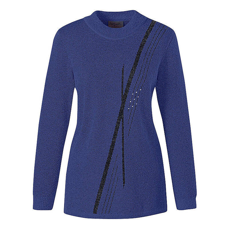 Damen Classic Pullover CLASSIC blau 38,40,42,44,46,48,50,52,54