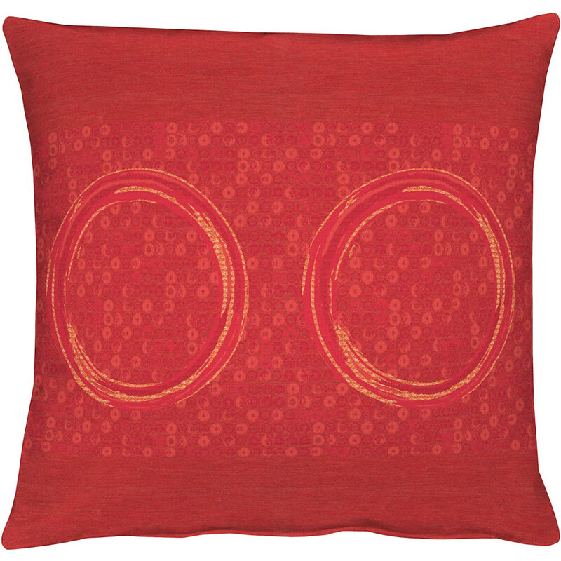 Kissenhüllen 7904 Kreise (1 Stück) APELT rot 46x46 cm