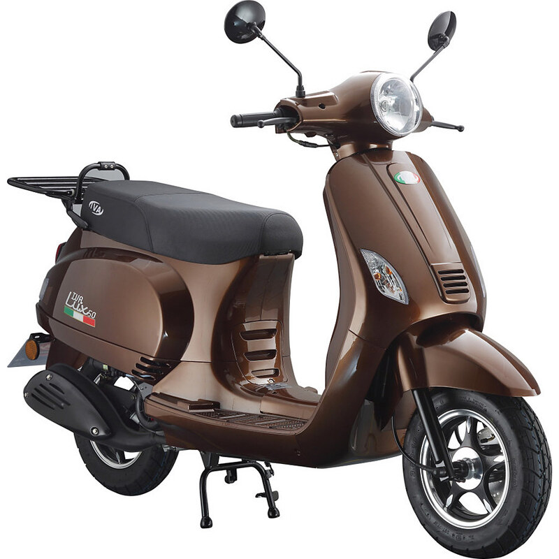 IVA Motorroller 50 ccm 3 PS 45 km/h für 2 Personen bronzefarben LUX IVA bronzefarben
