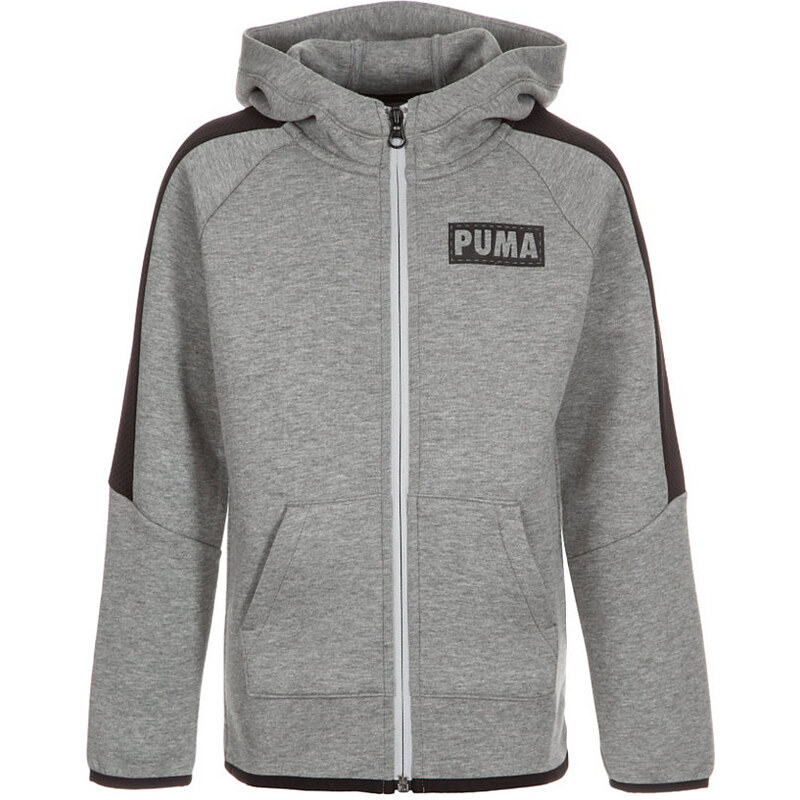 Puma Sports Style Trainingskapuzenjacke Kinder grau 128 - S,140 - M,152 - L,176 - XXL
