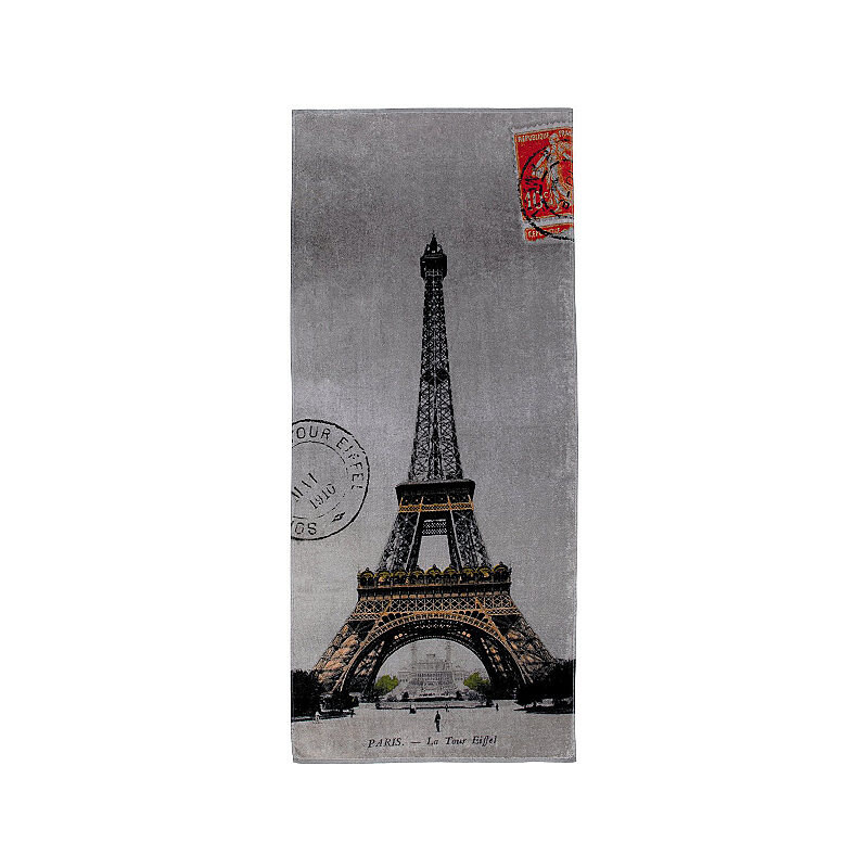 Strandtuch Eiffelturm in Postkarten-Optik MÖVE bunt 1x 80x180 cm