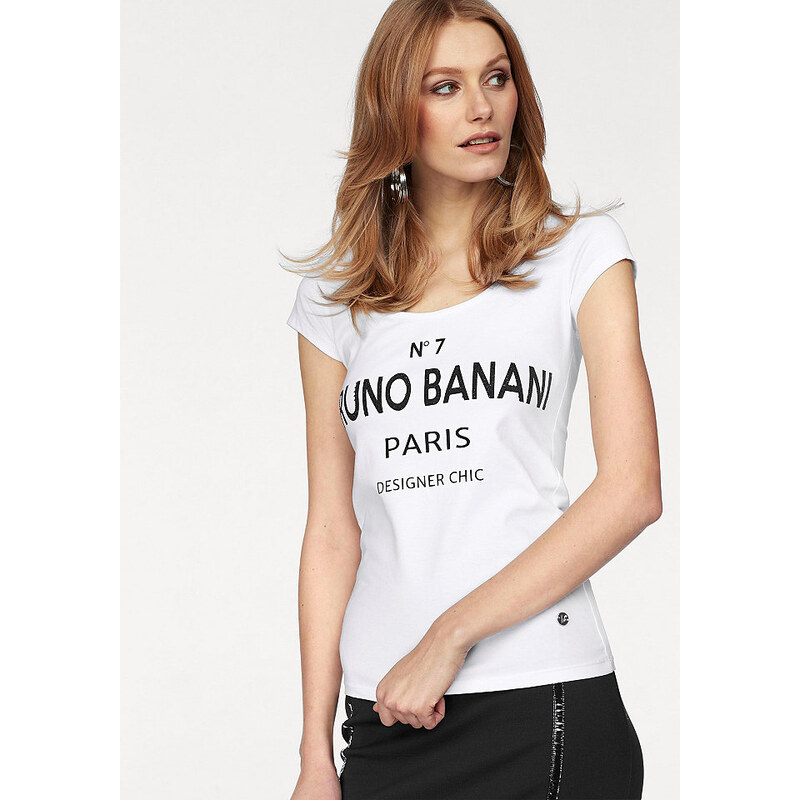 Bruno Banani Damen T-Shirt weiß 32 (XS),34,36 (S),38,40 (M),42,44 (L),46,48 (XL),50