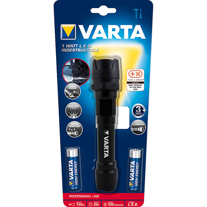 Varta Taschenlampe 3W LED High Optics Light 18811
