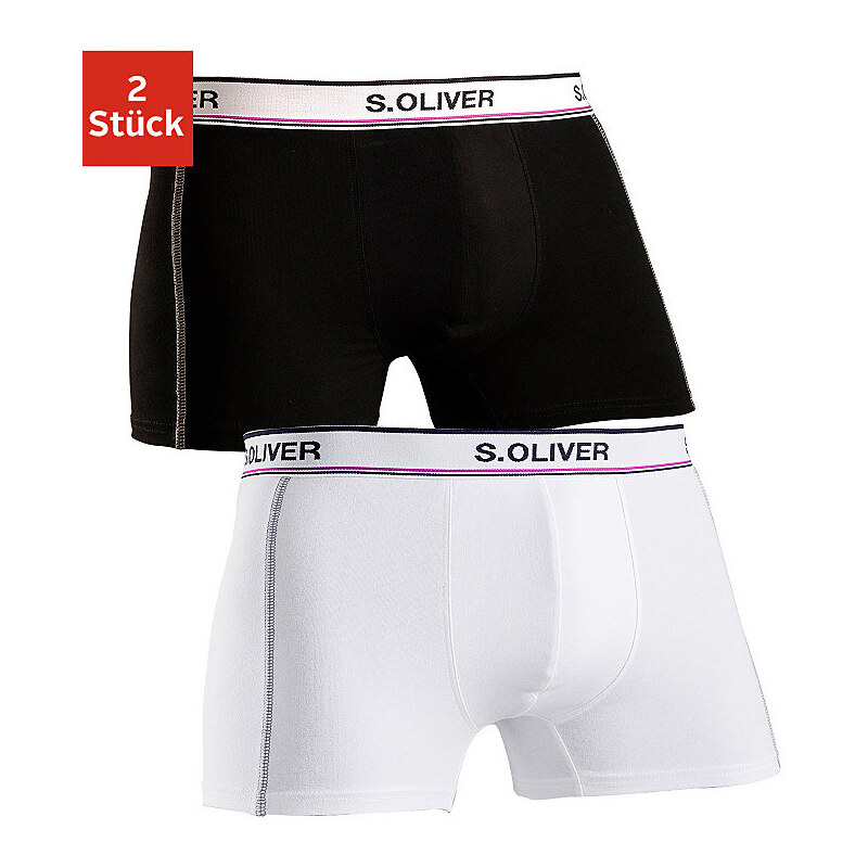 S.OLIVER RED LABEL RED LABEL Bodywear Baumwoll-Boxer (2 Stück) Retro Pants perfekte Passform Farb-Set L (6),M (5),XXL (8)