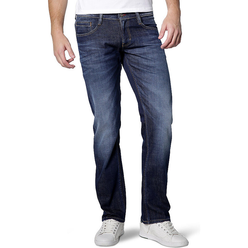 Stretchjeans Oregon Straight MUSTANG blau 29,30,31,32,33,34,35,36,38