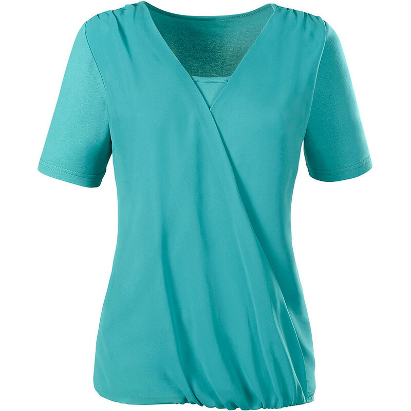 Damen Shirt mit kurzen Ärmel Ambria grün 36,38,40,42,44,46,48,50,52