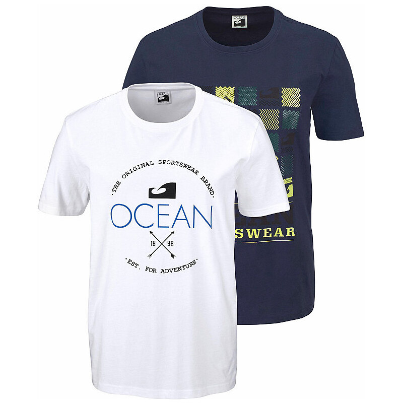 OCEAN SPORTSWEAR Ocean Sportswear T-Shirt (Packung 2 tlg.) weiß M (48/50),S (44/46),XL (56/58)