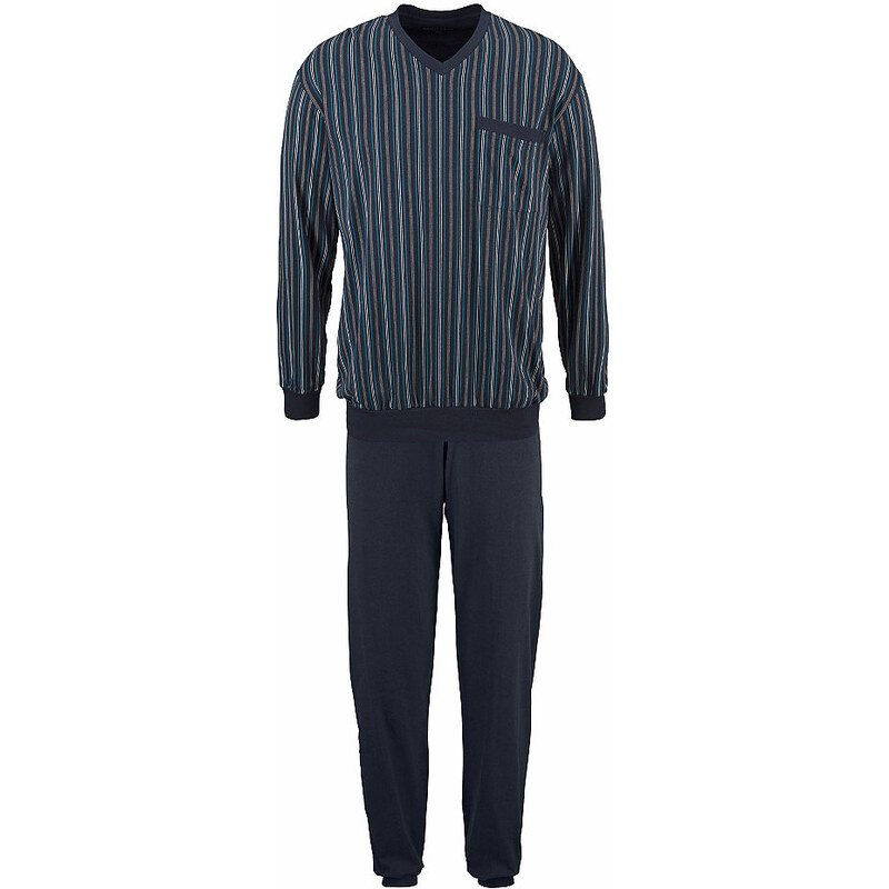 Pyjama Schiesser blau 48,50,52,54,58