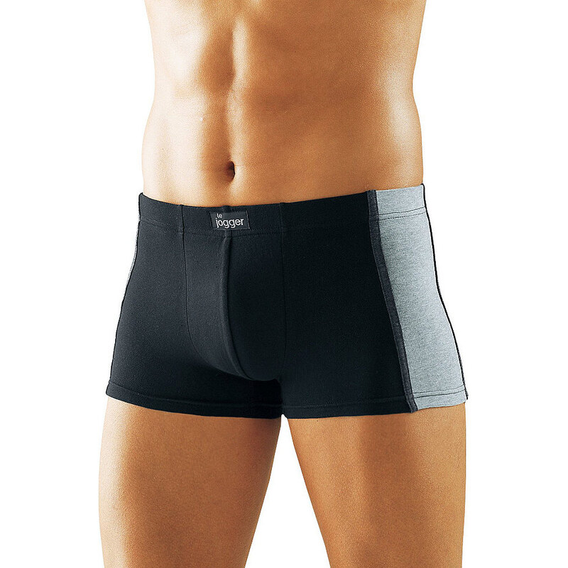 Authentic Underwear Le Jogger Authentic Underwear Boxer (8 Stück) sportiver Style aus elastischer Baumwoll-Stretch-Qualität schwarz 3,4,5,6,7,8,9