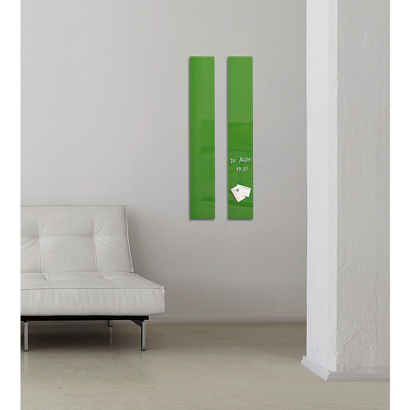 Glas-Magnettafel SIGEL grün