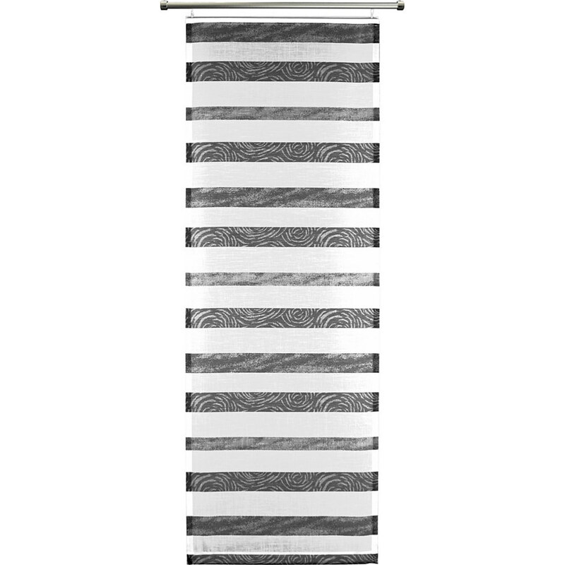 VHG Schiebegardine Woody mit Klettband (1 Stück mit Zubehör) schwarz 1 (H/B: 110/60 cm),2 (H/B: 145/60 cm),3 (H/B: 160/60 cm),4 (H/B: 175/60 cm),5 (H/B: 225/60 cm),6 (H/B: 245/60 cm)