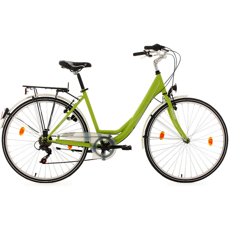 KS CYCLING Cityrad 28 Zoll 6 Gang-Kettenschaltung Milano grün RH 49 cm