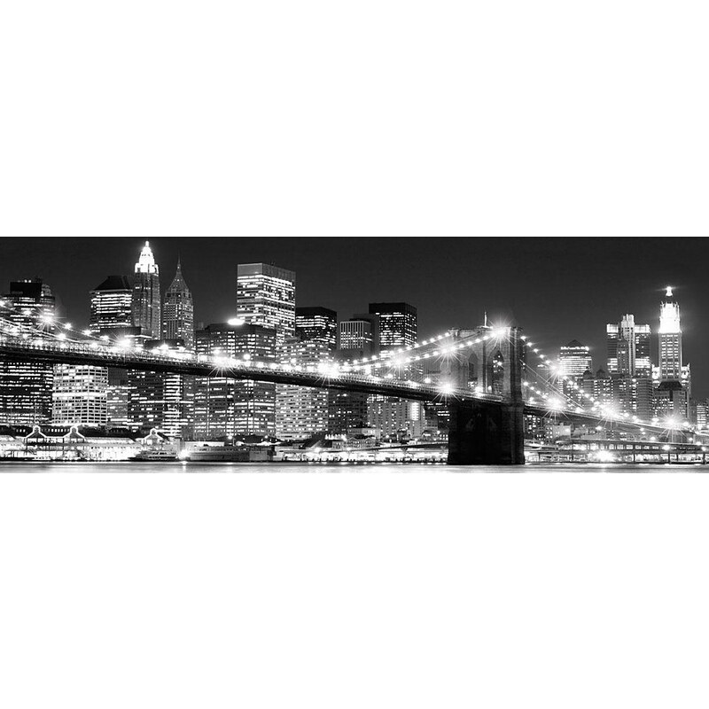 EUROGRAPHICS LED-Bild NYC 105/35 cm EUROGRAPHICS grau