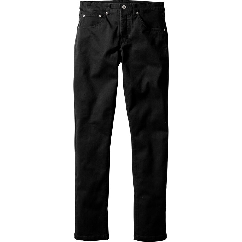 RAINBOW Stretch-Hose Slim Fit Straight in schwarz für Herren von bonprix