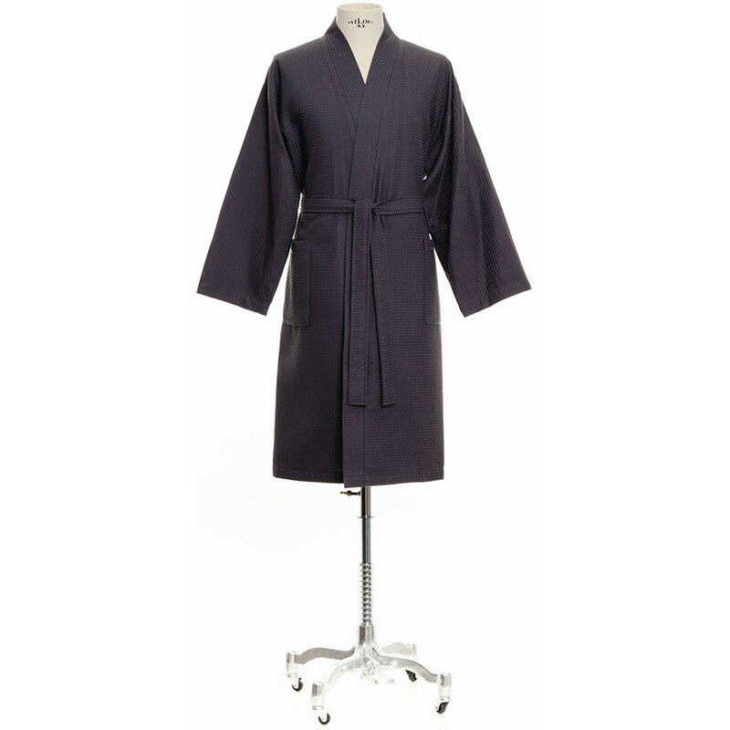 Kimono Homewear Piquée-Oberfläche MÖVE schwarz L,M,S,XL