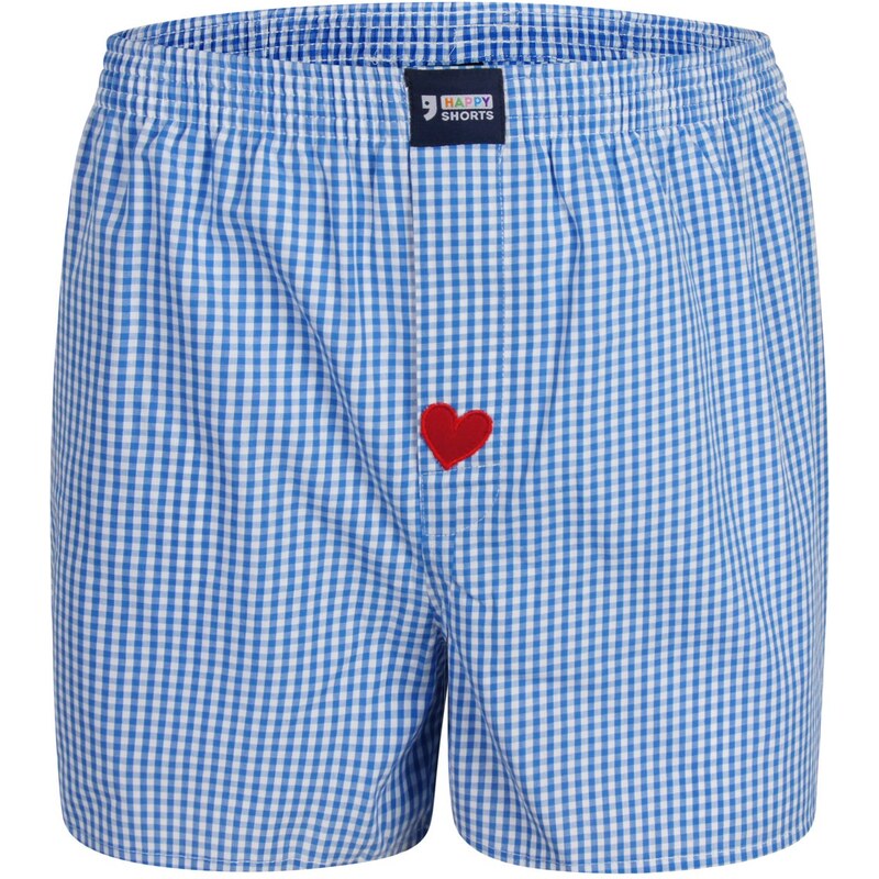 Happy Shorts Boxershorts 'Check with Heart'