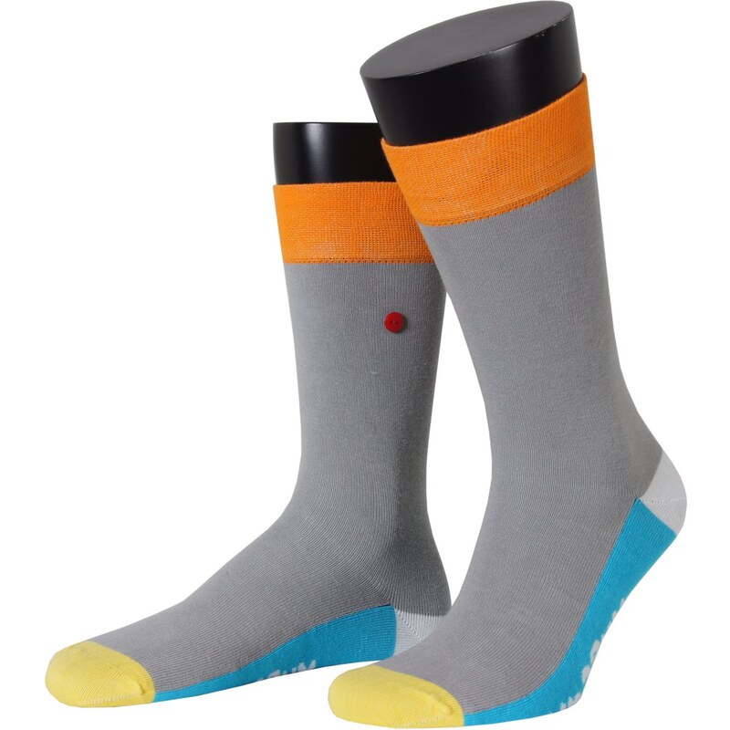 Unabux Socke 'multicolour', grau