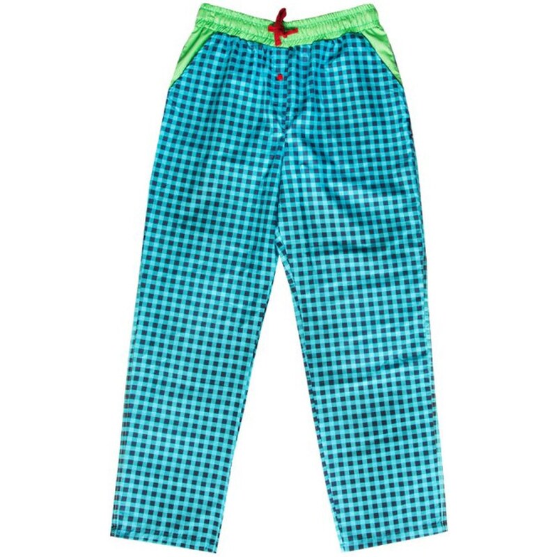 Unabux Pyjamahose 'BOWIE', blau/grün