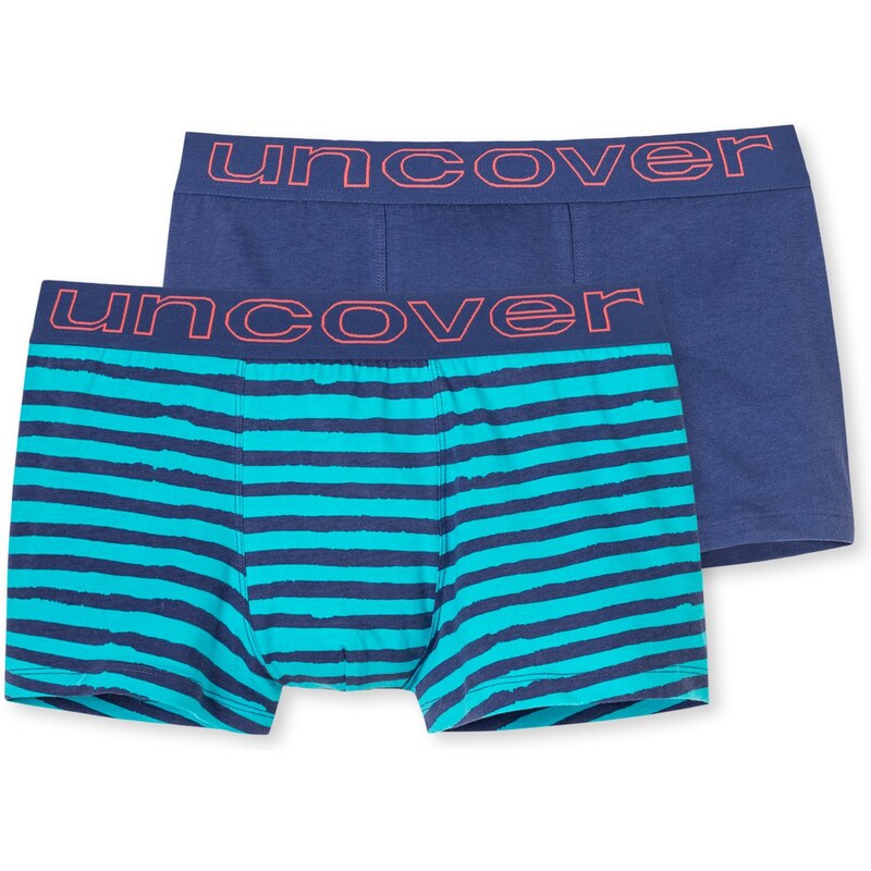 Uncover 2-Pack Boxershorts 'Trunk Shorts', dunkelblau