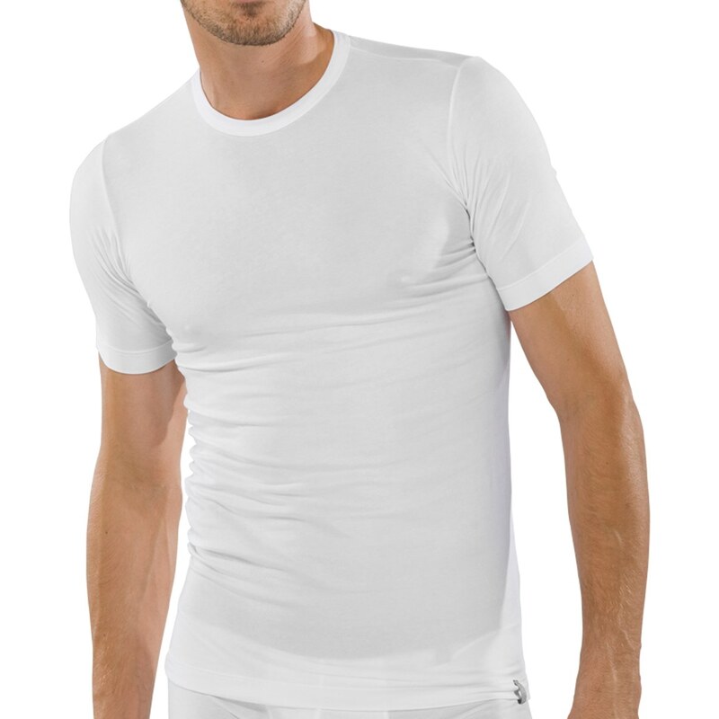 Schiesser T-Shirt '95/5' Rundhals (Weiß)