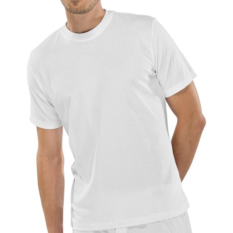 Schiesser 2-Pack 'American T-Shirt' Rundhals (Weiß)
