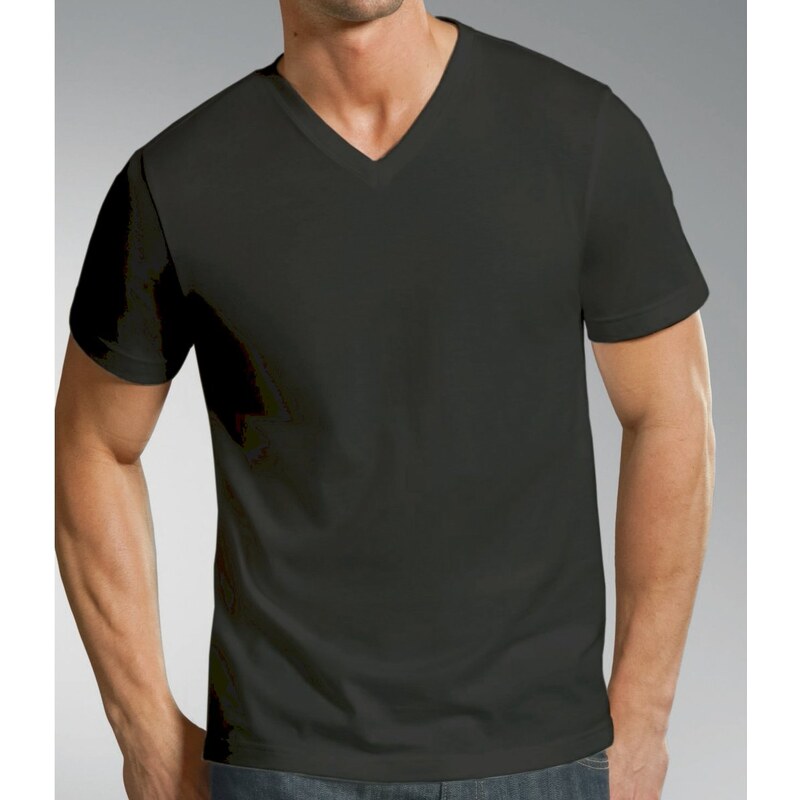 Jockey T-Shirt 'V-Hals', schwarz