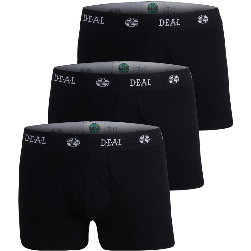 DEAL 3-Pack Retro-Pants 'Uni', schwarz