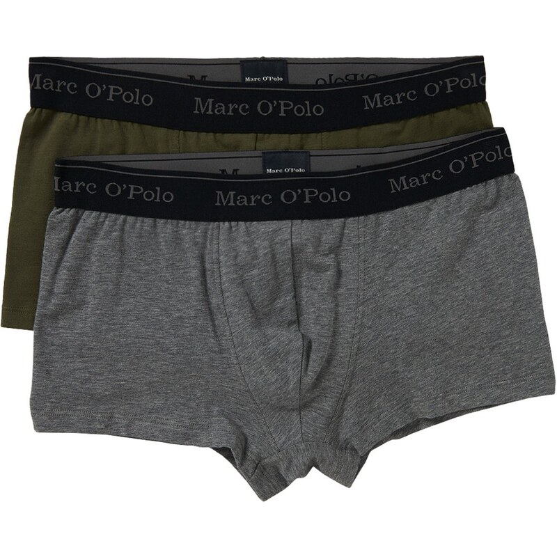 Marc O'Polo 2-Pack Retropants Khaki / Grau Melange