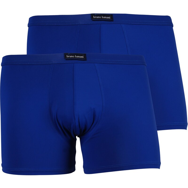 Bruno Banani 2-Pack Mikrofaser Boxershorts 'Uni', blau
